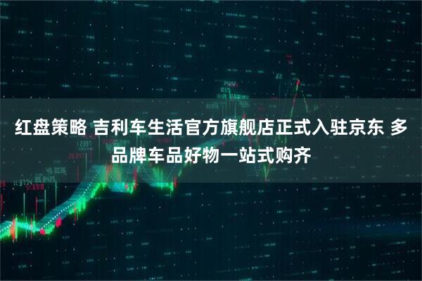 红盘策略 吉利车生活官方旗舰店正式入驻京东 多品牌车品好物一站式购齐