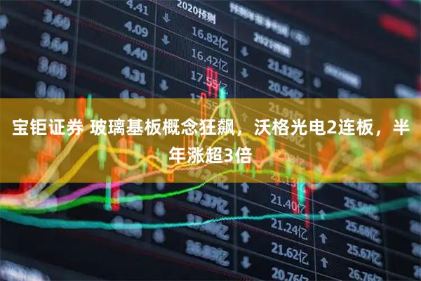 宝钜证券 玻璃基板概念狂飙，沃格光电2连板，半年涨超3倍