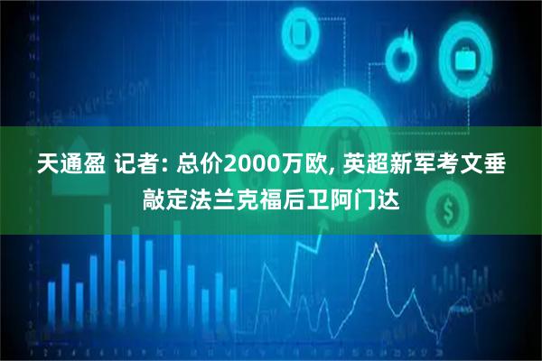 天通盈 记者: 总价2000万欧, 英超新军考文垂敲定法兰克福后卫阿门达