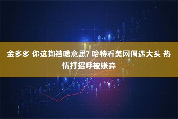 金多多 你这掏裆啥意思? 哈特看美网偶遇大头 热情打招呼被嫌弃