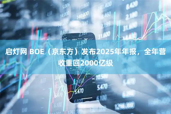 启灯网 BOE（京东方）发布2025年年报，全年营收重回2000亿级